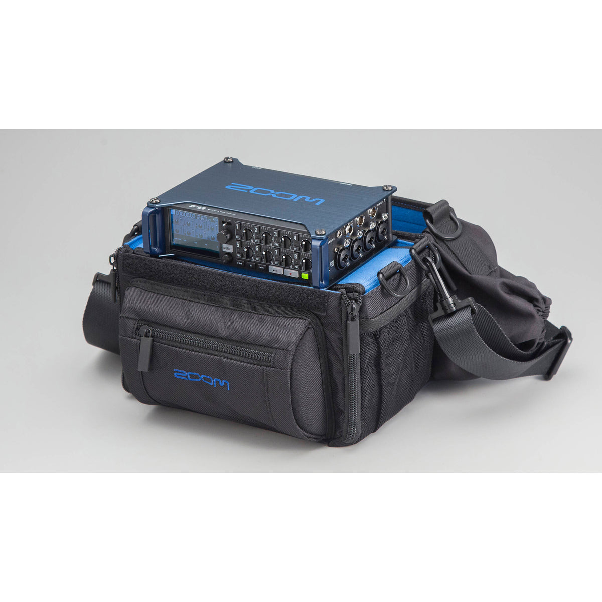 Zoom PCF-8n microphone bag and case, designed for protecting and carrying your Zoom microphone securely.