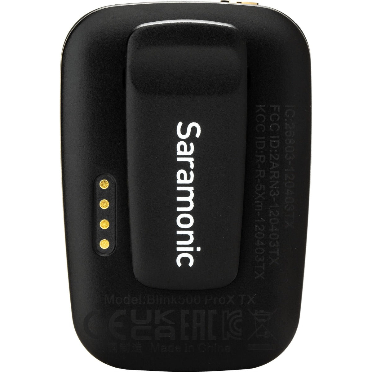 Saramonic Blink500 ProX B2 wireless microphone system with two transmitters and receiver for content creation.