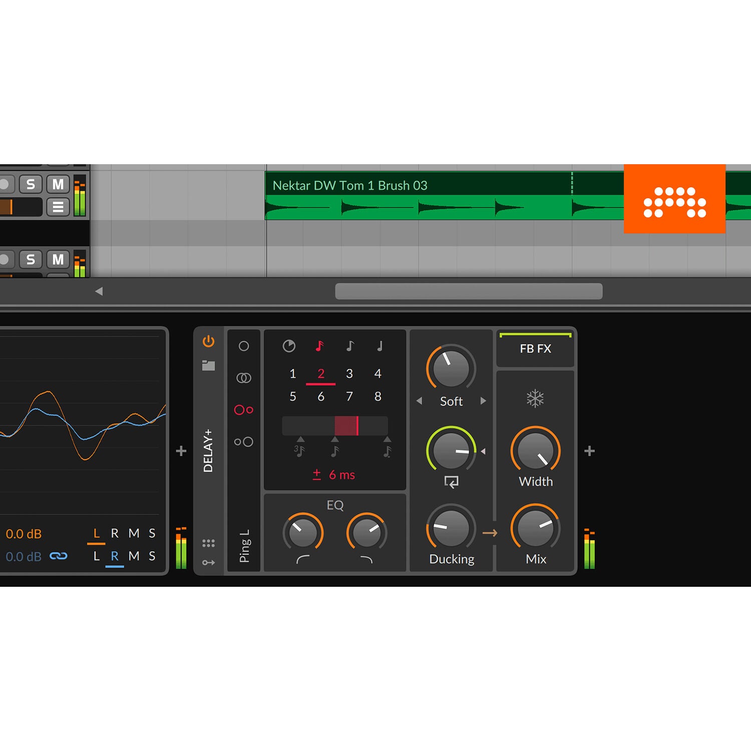 Bitwig Studio 5 music production software interface showing digital audio workstation with various editing tools and tracks.