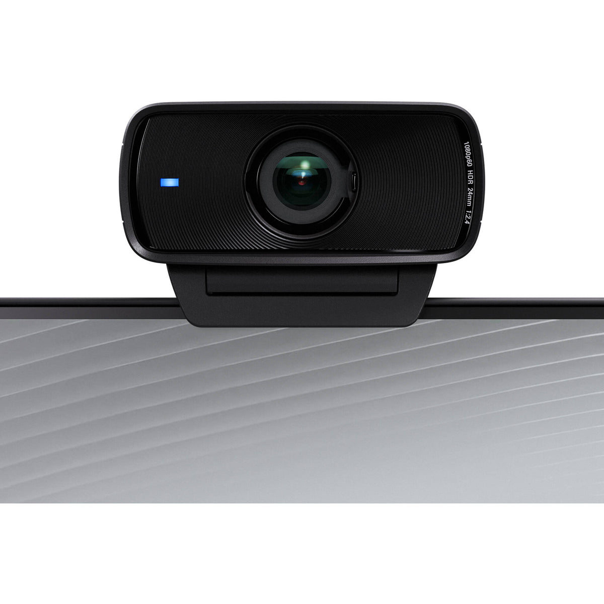 Elgato Facecam MK2 video camera with sleek design, featuring lens and mounting options, ideal for high-quality streaming and recording.