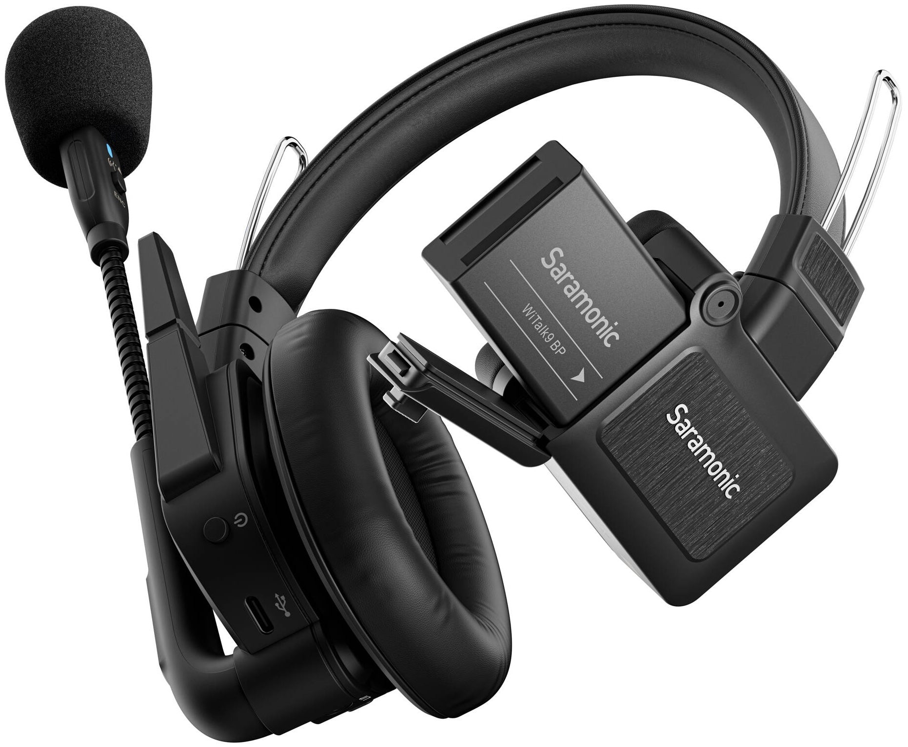 Saramonic WiTalk9 WT7S 7-person video communication equipment with microphones and wireless transmitters for group recording