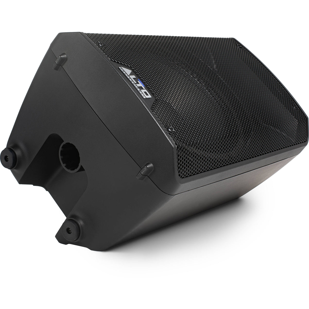 Alto Professional TX412 PA speaker with sturdy black enclosure, handle, and control panel for live sound reinforcement.