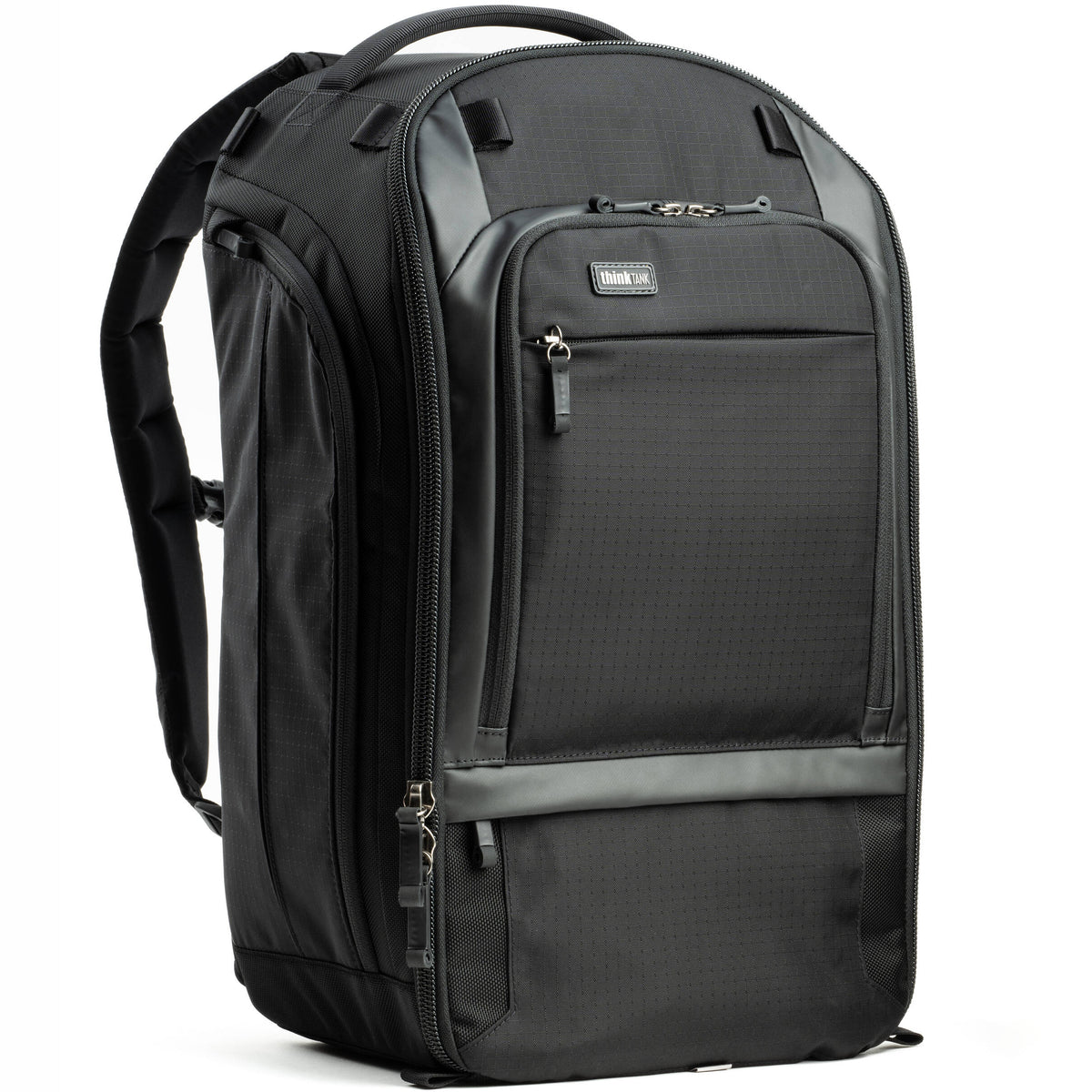 Think Tank Walker Pro Series backpack with multiple compartments for video equipment storage and protection.