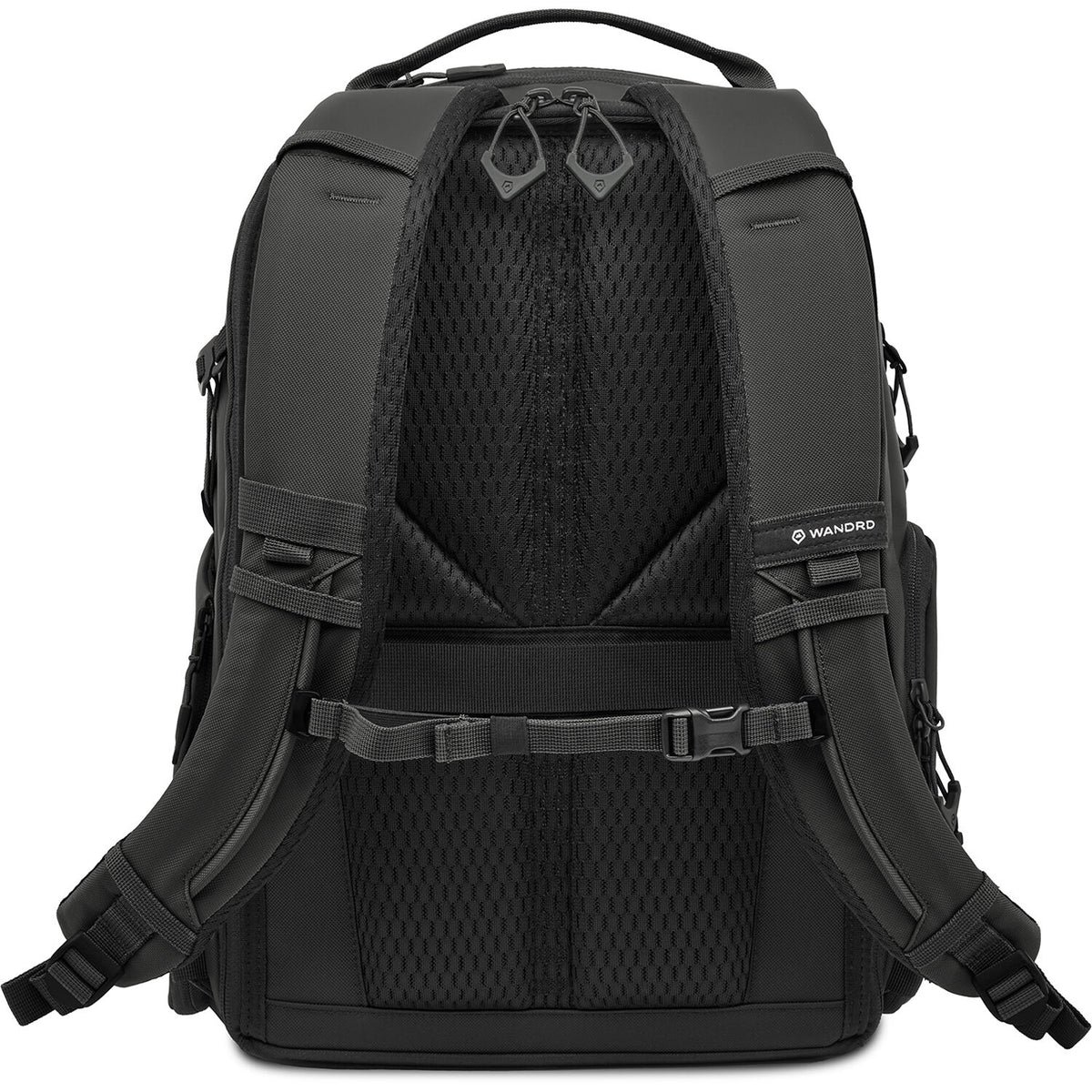 Wandrd Prvke Zip video equipment bag with multiple compartments and padded interior for camera gear storage.