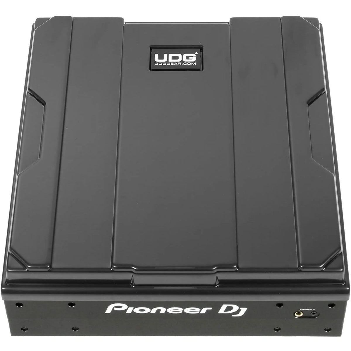 UDG Ultimate Pioneer DJ DJM-A9 equipment cover in black, designed for DJ mixer protection with durable, form-fitting material.