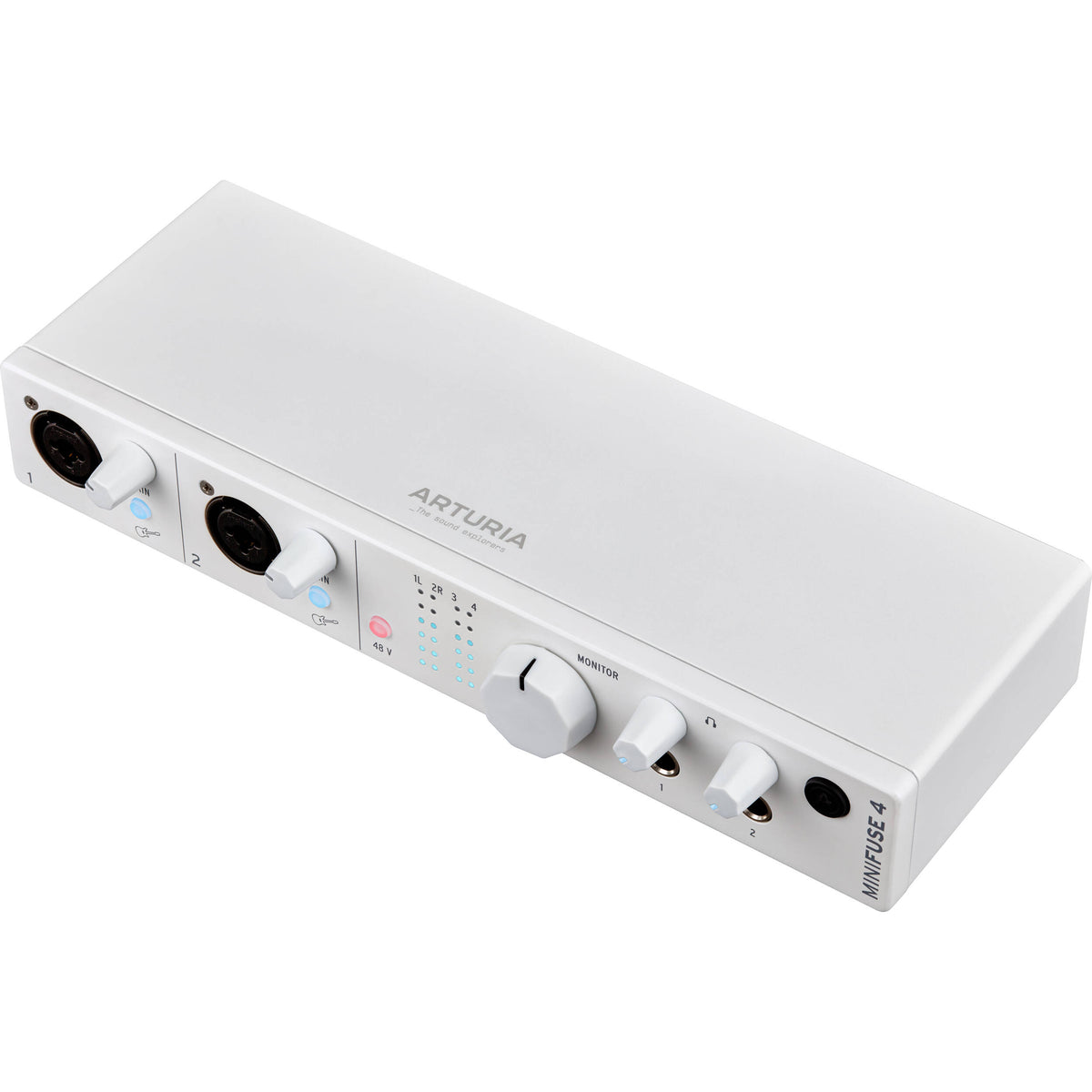 Arturia MiniFuse 4, audio interfaces, white