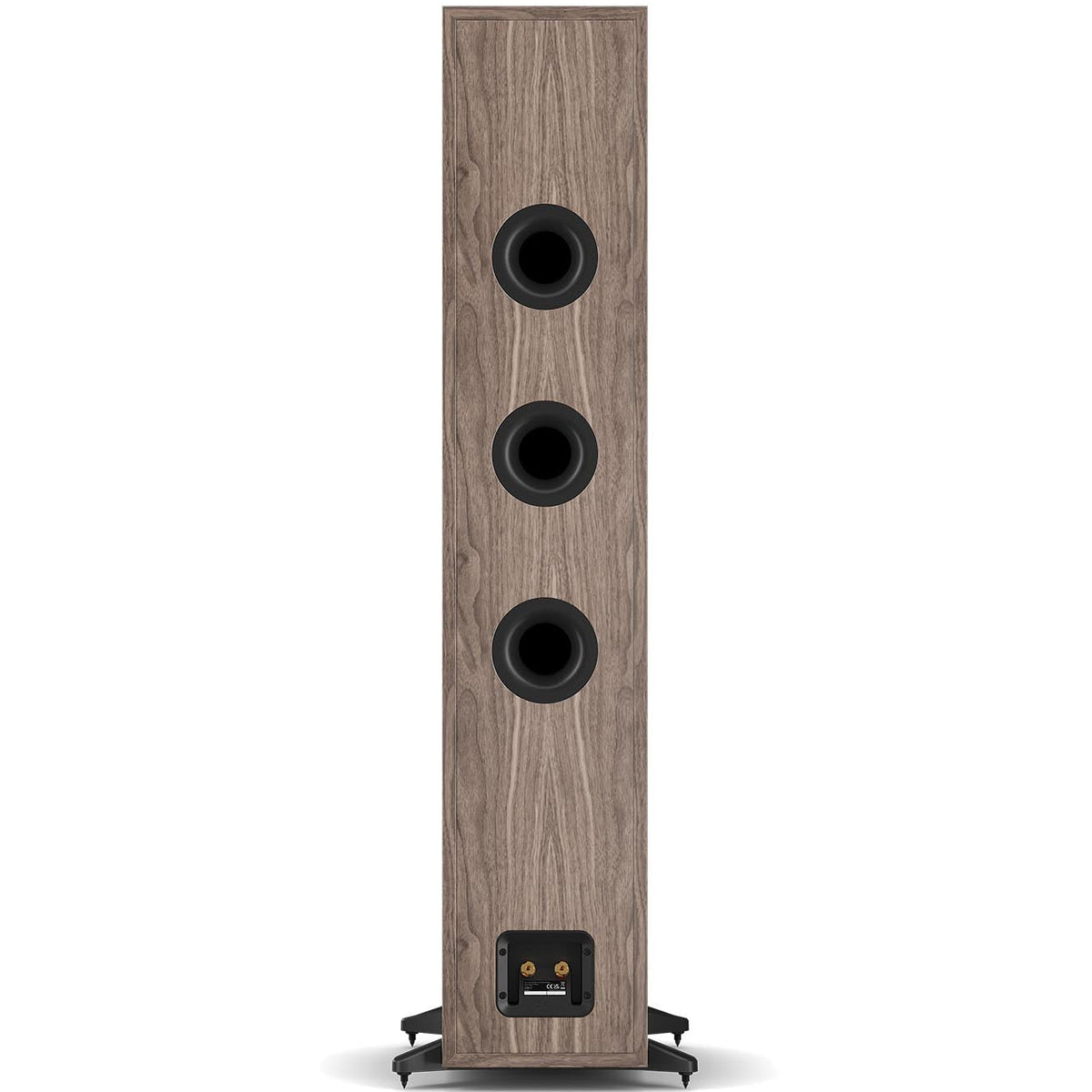 DALI Sonik 9 passive floorstanding speakers with sleek black cabinets and multiple drivers for high-quality audio.