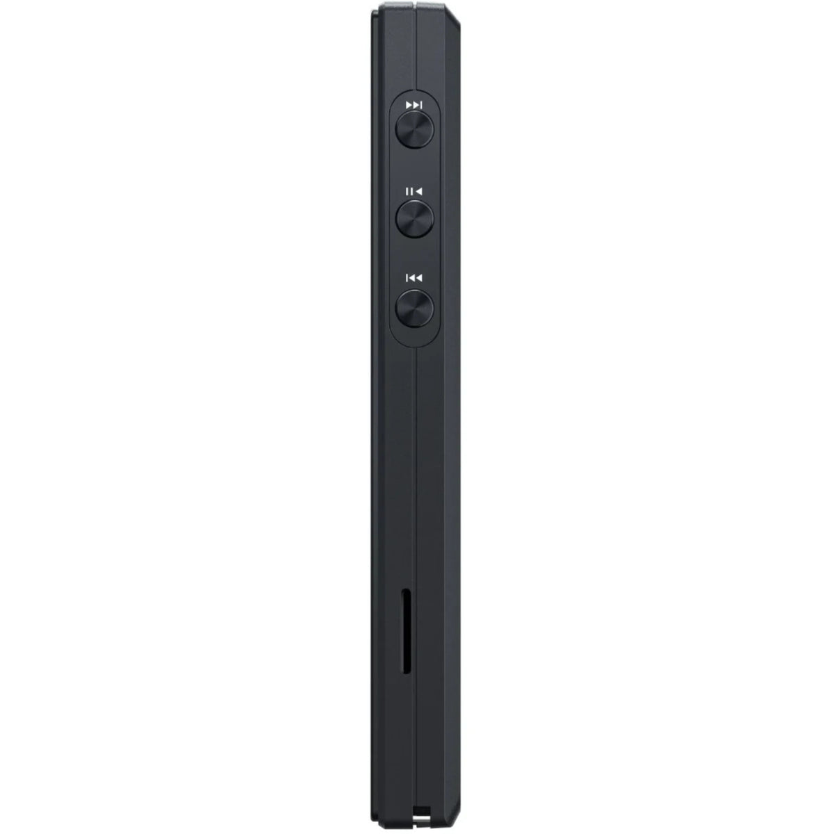 FiiO JM21 portable music player, black side with controls