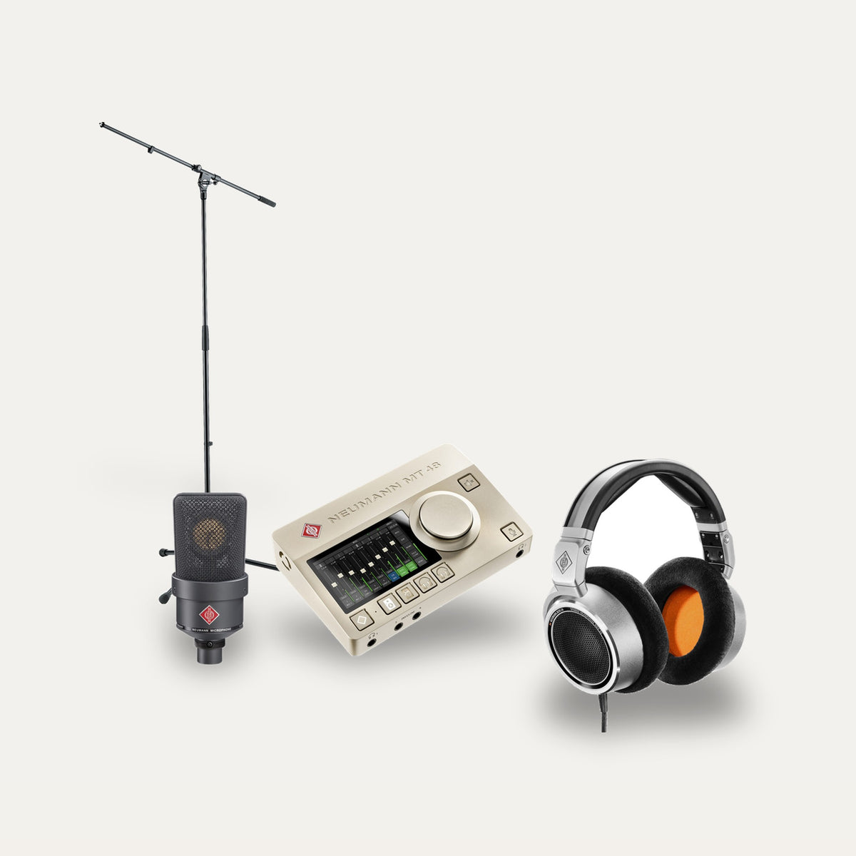 Neumann MT 48 + TLM 103 + NDH 30 Reference Studio Set – Microphone Finish Black