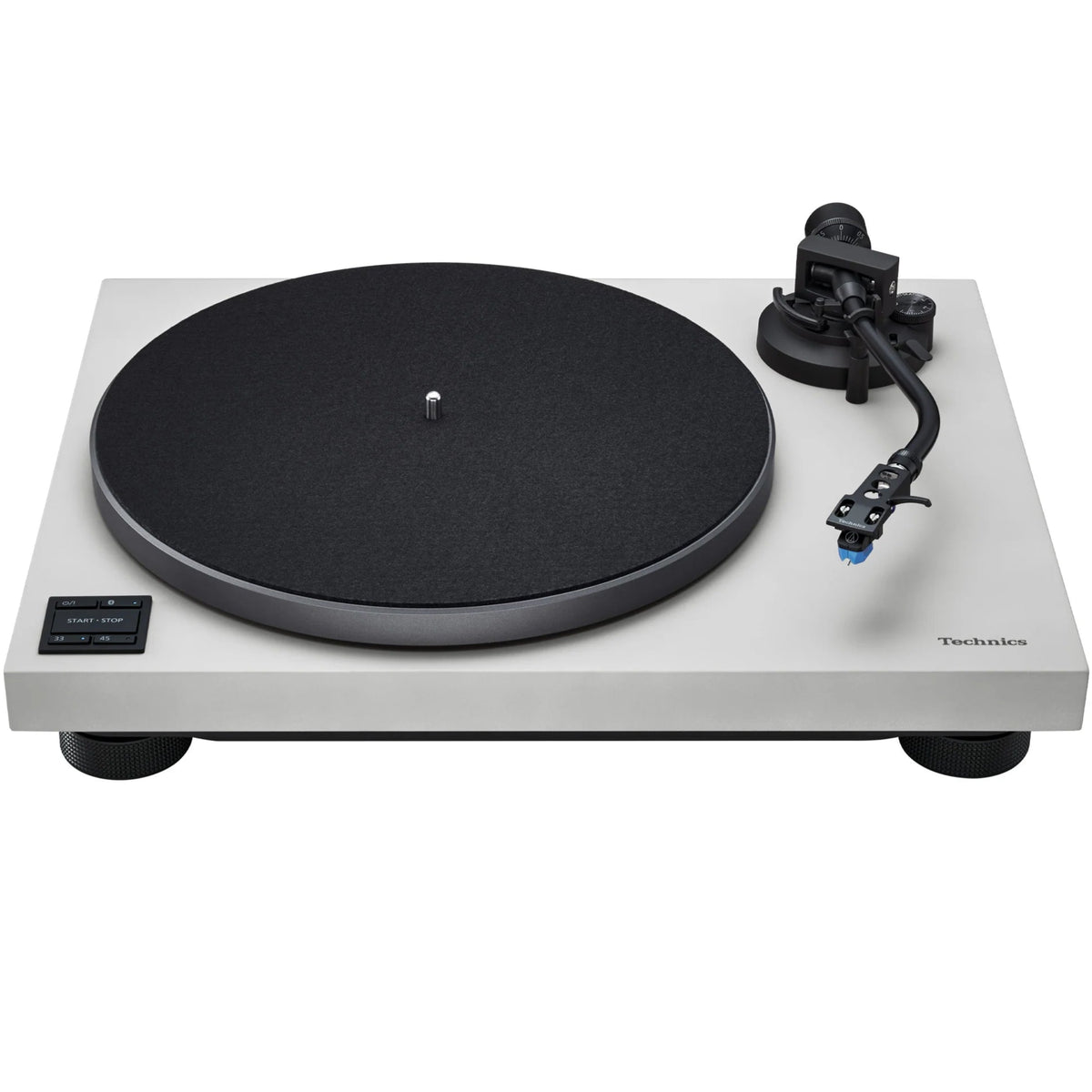 Technics SL-40CBT turntable, black front-angle view